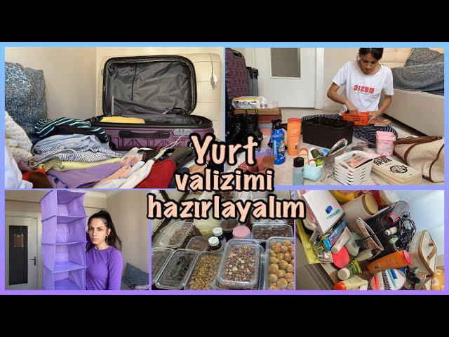 üniversite & yurt valiz hazırlama! yeni aldıklarım+ders kaydı