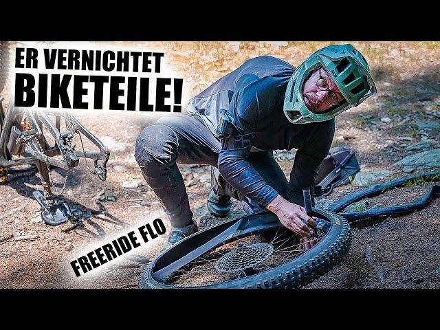 Zerstören diese TRAILS sein MOUNTAINBIKE? 3 Länder Enduro Trails mit FREERIDE FLO