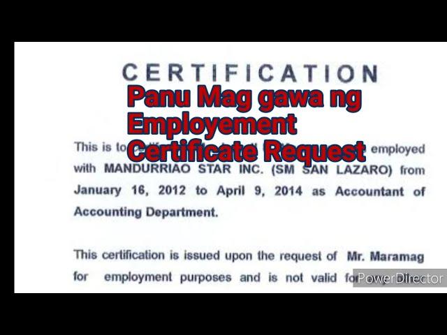 Panu gumawa ng request ng C.O.E. or certificate of employement at payslip