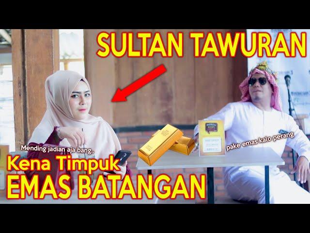 PRANK SHOLAWAT SULTAN TAWURAN !! KENA TIMPUK EMAS BATANGAN