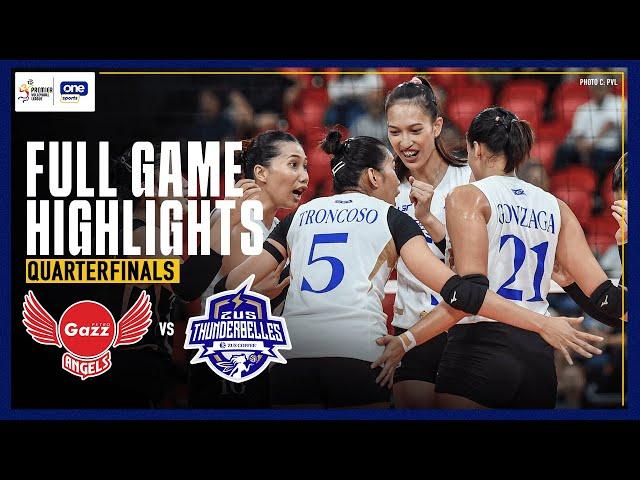 PETRO GAZZ vs. ZUS COFFEE | FULL GAME 1 HIGHLIGHTS | QUARTERFINALS | PVL ALL-FILIPINO CONFERENCE