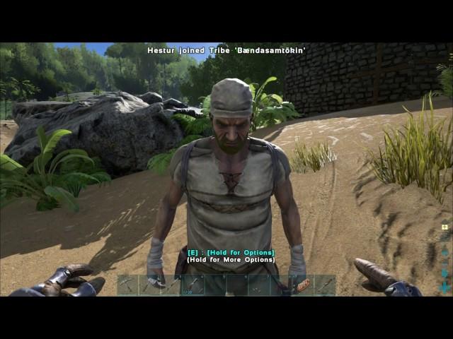 How to Recruit someone to your Tribe - Ark Survival Evolved