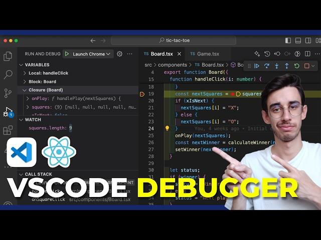 Debug a React app with Visual Studio Code