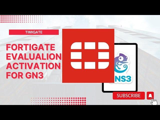 Fortigate evaluation license activation for use on GNS3
