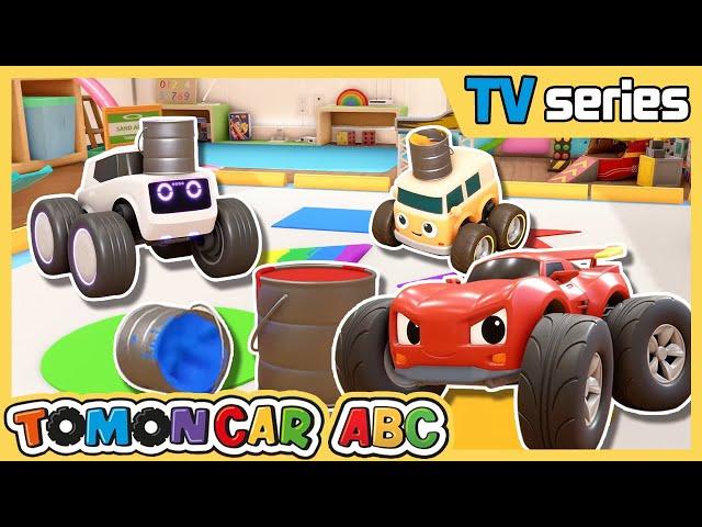 Draw shapes! Star, heart, square and?  | Tomoncar ABC Ep25 TV Series