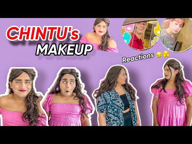 CHINTU’s MAKEUP 🫣 | PART 2  | FUNNY VLOG  | NACH ️