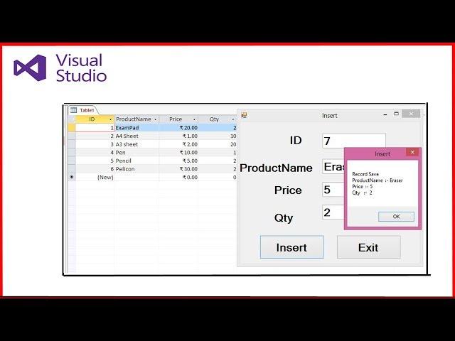 How to Inserting Data From VB.NET to MS Access Database Table|VB.NET Tutorial