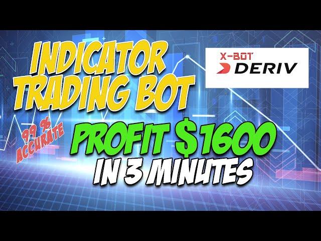 Indicator Trading Bot Profit $1600 in 3 minutes 99% Accurate