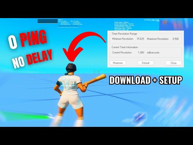 How To Use Timer Resolution On Fortnite *INSANE*