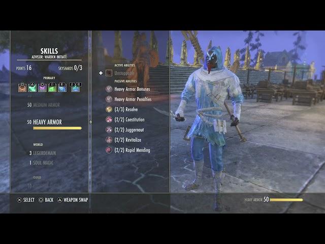 PVP Warden Healer One Bar ESO