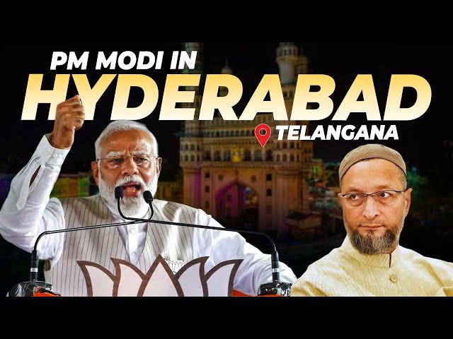 LIVE: PM Modi Public meeting in Hyderabad, Telangana  | Lok Sabha Election 2024 | BJP