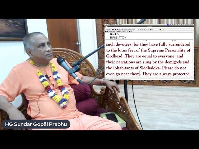 BG 3.14 | Sacrifice | HG Sundar Gopal Prabhu