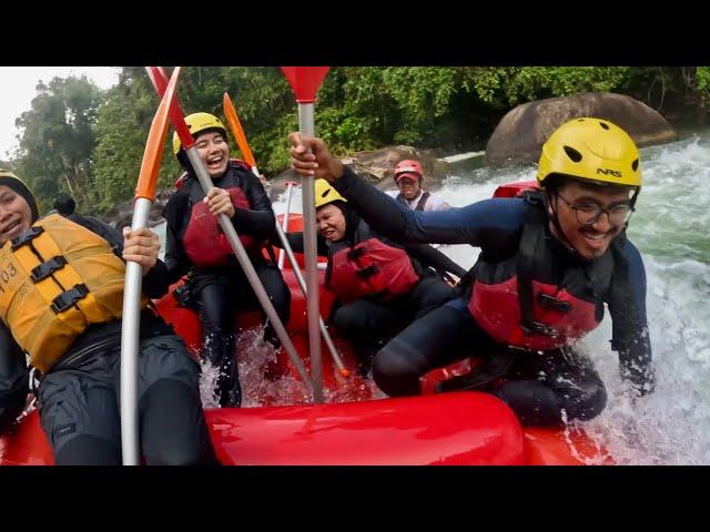 VLOG : RANDOM TRIP WATER RAFTING KKB