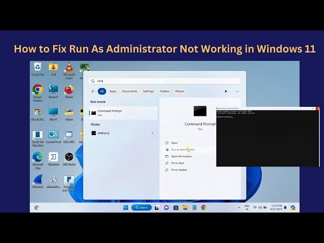 How to Fix Run As Administrator Not Working in Windows 11