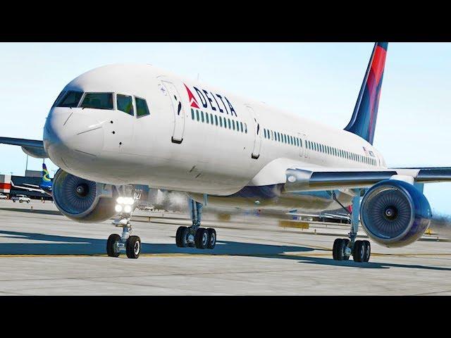 Delta Boeing 757 to Atlanta | X-Plane 11