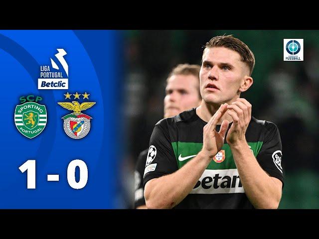 Gyökeres mit Zauber-Assist! Superstar leitet Derby-Sieg ein | Sporting Lissabon - Benfica Lissabon