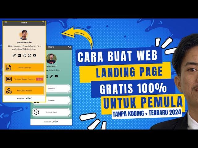 Cara Buat Web Landing Page GRATIS Untuk Pemula 2024