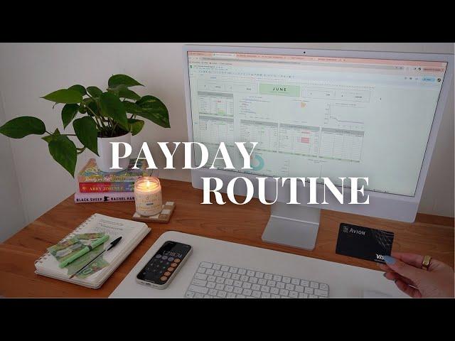 My Payday Routine  paycheck breakdown, bi-weekly budget, credit cards, savings & more