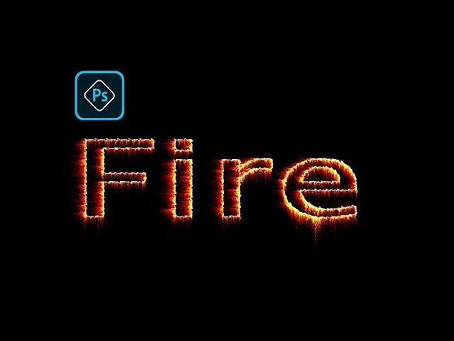 | fire effect in Photoshop | #fire #texteffect #pixmiperfect #gfxm #designbbysharik