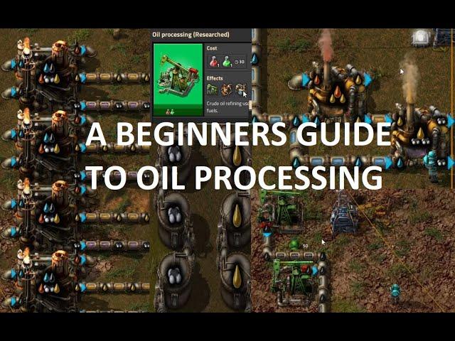 Beginners Guide to OIL PROCESSING in Factorio