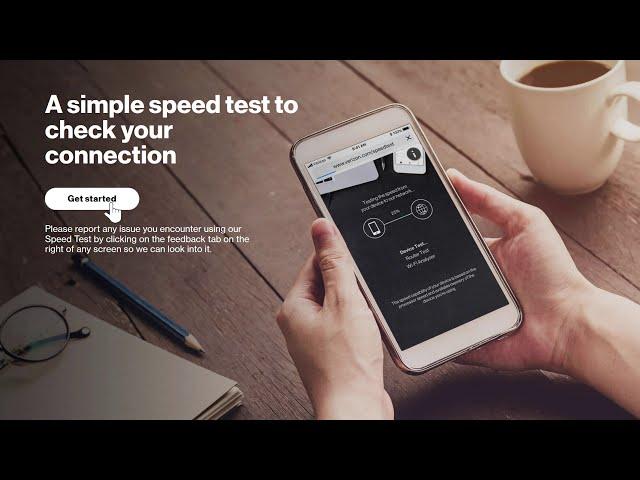 Verizon Internet Speed Test | WiFi Network, Broadband | Verizon