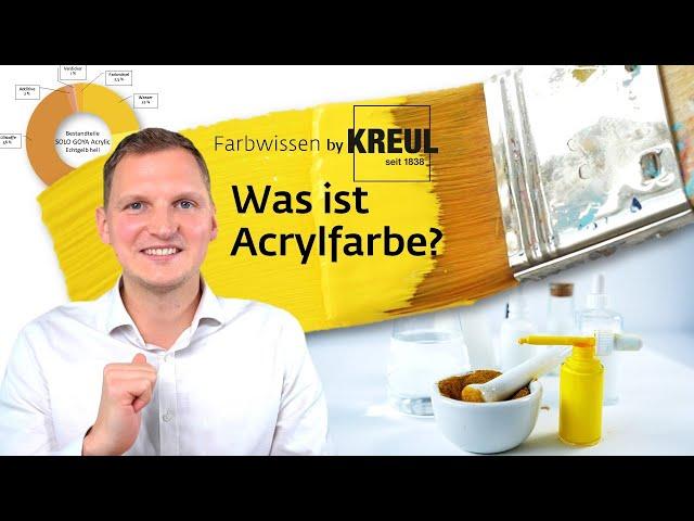 Tutorial KREUL Farbwissen: "Was ist Acrylfarbe?"