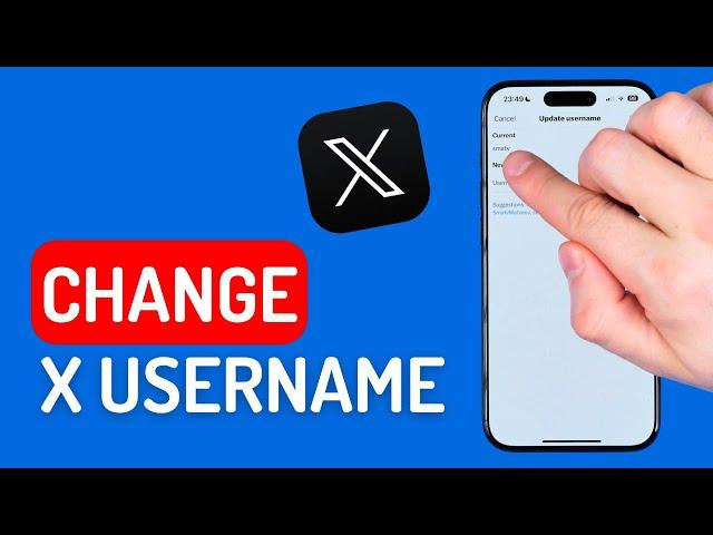 How to Change X (Twitter) Username