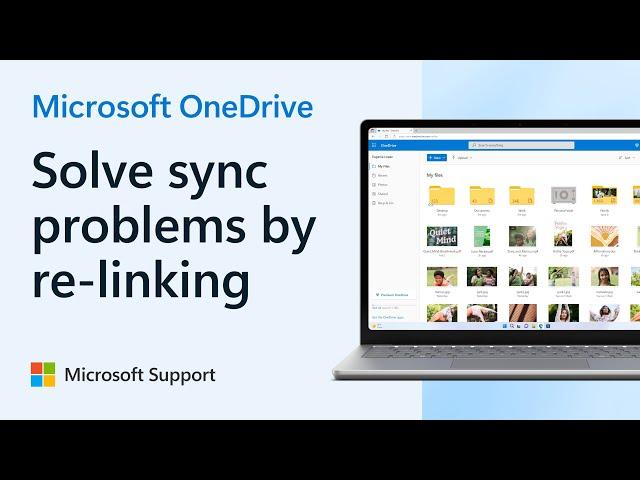 How to unlink and re-link OneDrive to solve sync problems | Microsoft