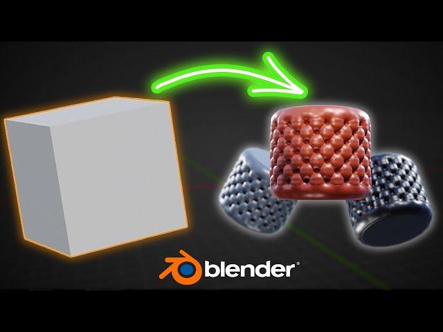 Create Chesterfield Furniture in Blender in 1 Minute!