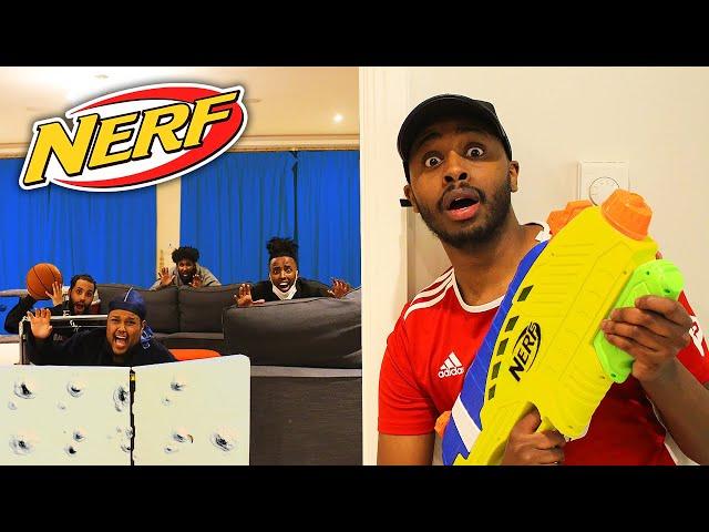 NERF HIDE AND SEEK IN £3,000,000 BETA SQUAD MANSION