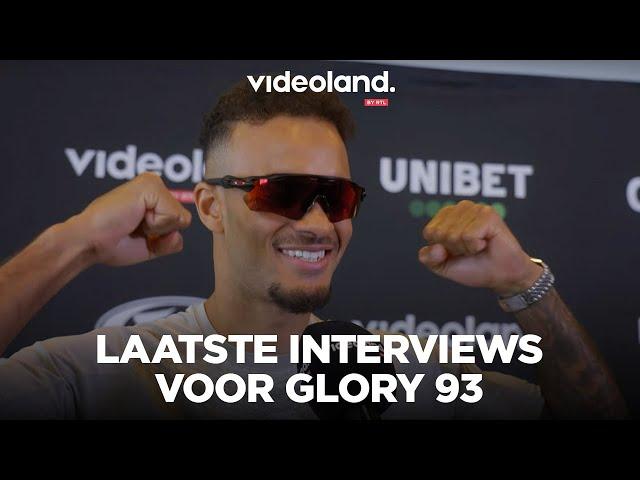 "Ik ben hongerig!" Vechters reageren op staredowns Glory 93