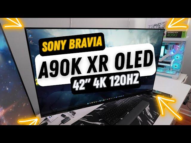 SONY 42-inch A90K Bravia XR OLED TV Review 4K PC Gaming Monitor : XR42A90K