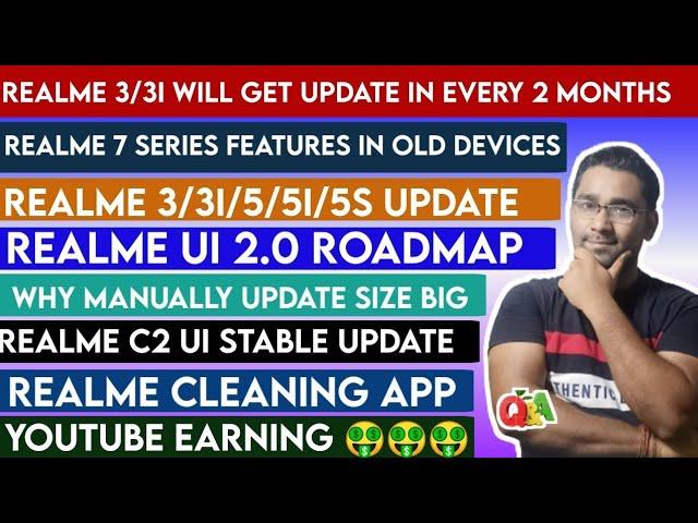 Realme UI 2.0 Roadmap | Realme UI 2.0 Update | Realme 3/5/C2 Update | ATUL Tech Bazaar