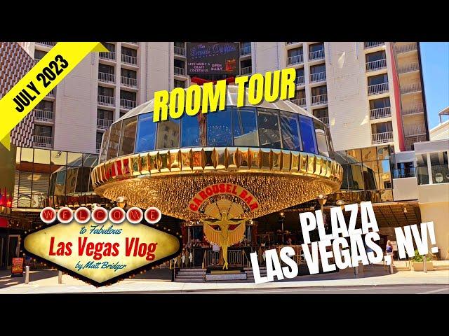 Plaza Hotel & Casino Las Vegas (South Tower Derby Suite 2254) Room Tour 5th July 2023