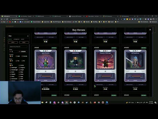 How To Buy Your Perfect First Hero | Defi Kingdoms Ep. 3 - The Inefficiencies = High Profits