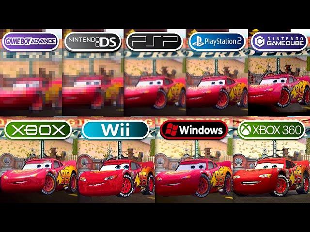 Cars (2006) GBA vs DS vs PSP vs PS2 vs GameCube vs Xbox Classic vs Wii vs PC vs Xbox 360