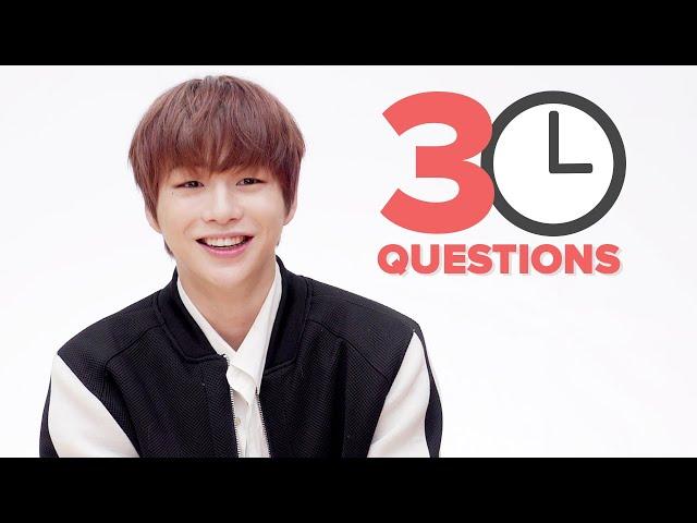 30 Questions In 3 Minutes with KANG DANIEL