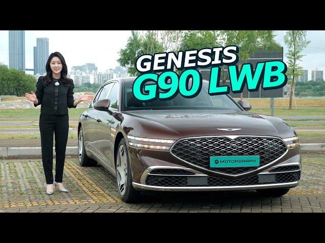 New 2023 Genesis G90 LWB Review "The Most Expensive Korean Car"