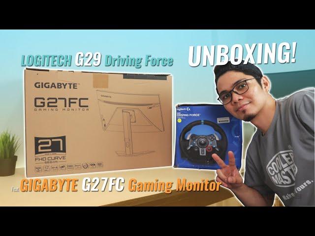 VLOG: LOGITECH G29 Driving Force UNBOXING ft. GIGABYTE G27FC Gaming Monitor [Ph]