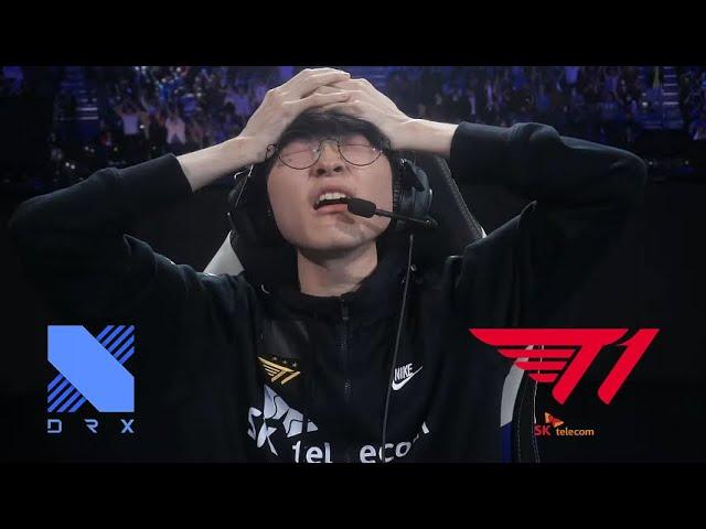 Faker in shambles after Failed Backdoor in Game 5