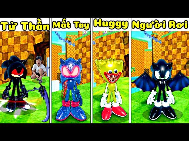 THẮNG TÊ TÊ MỞ KHÓA NHÍM SONIC LƯỠI HÁI TỬ THẦN SONIC CỤT TAY SONIC HUGGY TRONG ROBLOX