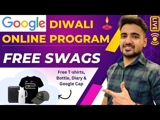 Google Cloud Diwali Program For Students | Learn to Earn Challenge | Free Google Swags & T-shirts