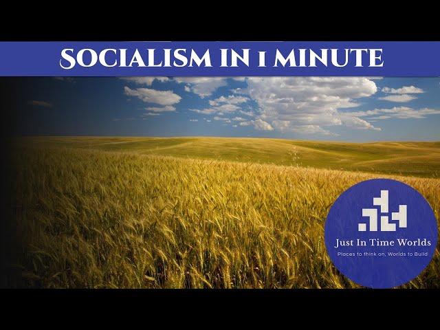 So what actually is socialism?