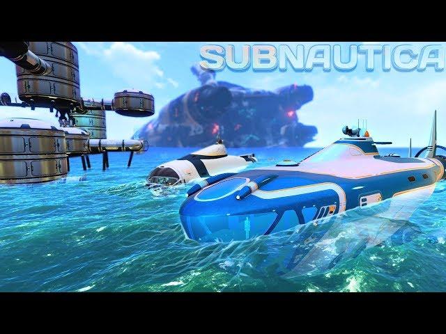 Subnautica - MASSIVE ATLAS SUBMARINE UPDATE, GETTING THE NEPTUNE ROCKET BLUEPRINTS! - Gameplay