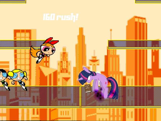 New Mugen Fighting Is Magic - The Powerpuff Girls vs Twilight Sparkle