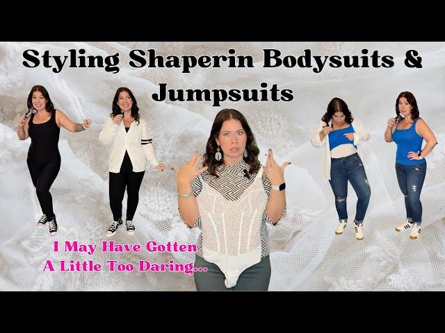 Shaperin Bodysuit Tops and Jumpsuits | Casual Fashion with Built-In Shapewear | Styling Try On