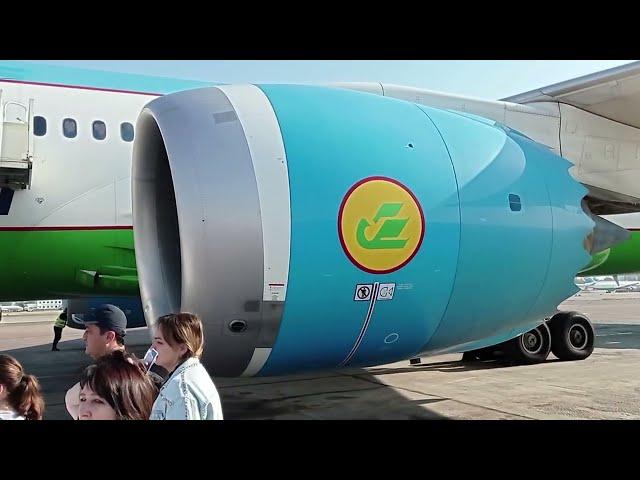 Boeing 787-800 Dreamliner в Москву (Домодедово). Рейс HY603 Ташкент - Москва. | Uzbekistan Airways