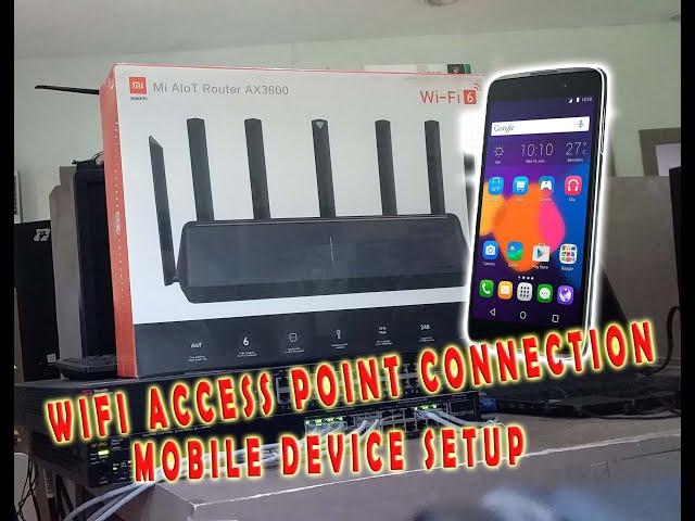 [XIAOMI Mi Alot Router] (PART 3 of 6) AX3600 Wi-Fi 6 Setup WIFI Access point Connection(For Advance)