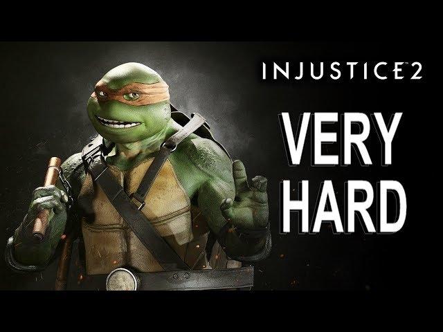 Injustice 2 - Michelangelo Battle Simulator (VERY HARD) NO MATCHES LOST