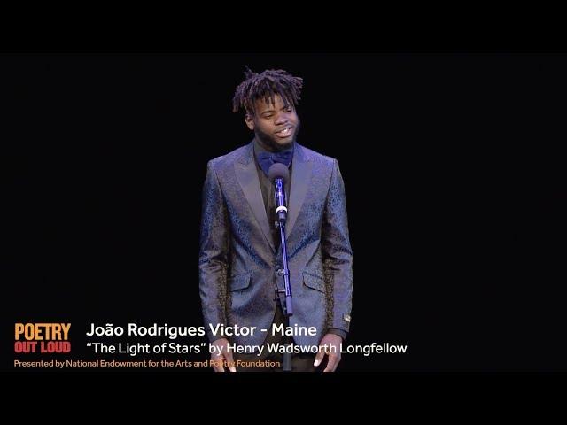 Poetry Out Loud: João Rodrigues Victor recites "The Light of Stars" by Henry Wadsworth Longfellow